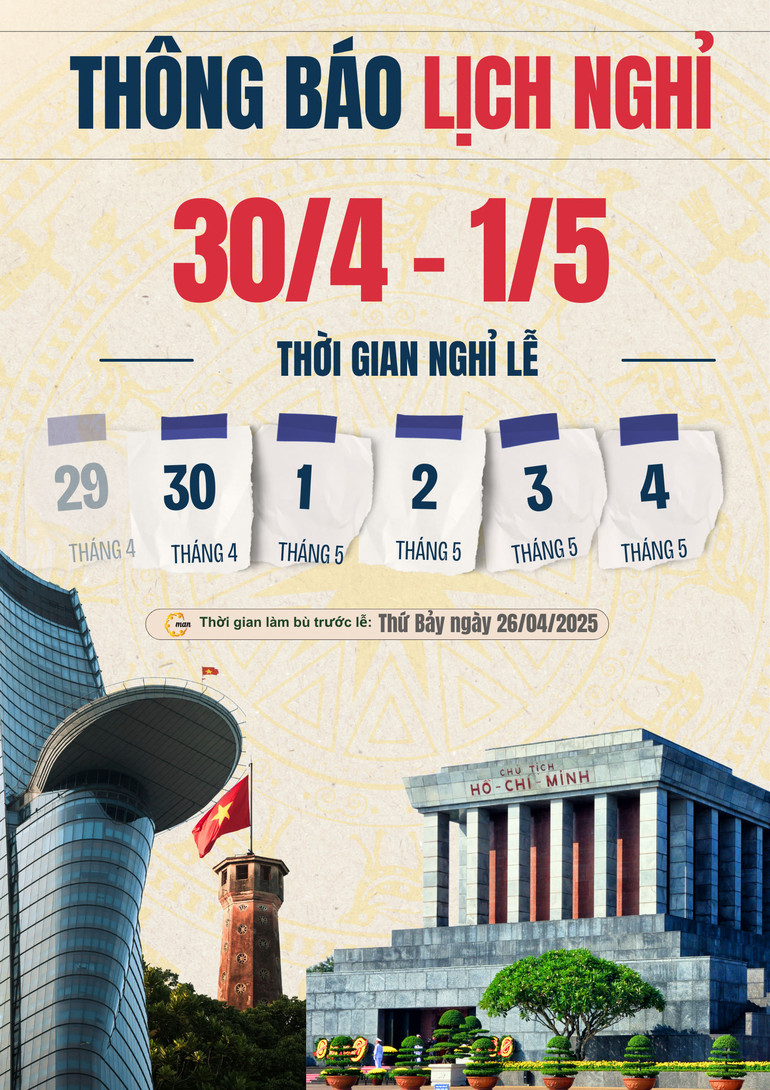 Lịch nghỉ 304 - VN