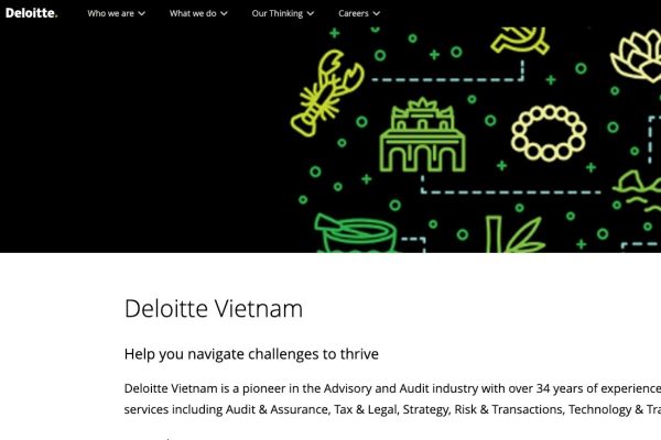 Deloitte Việt Nam cung cấp kiểm toán, tư vấn rủi ro và chuyển đổi số