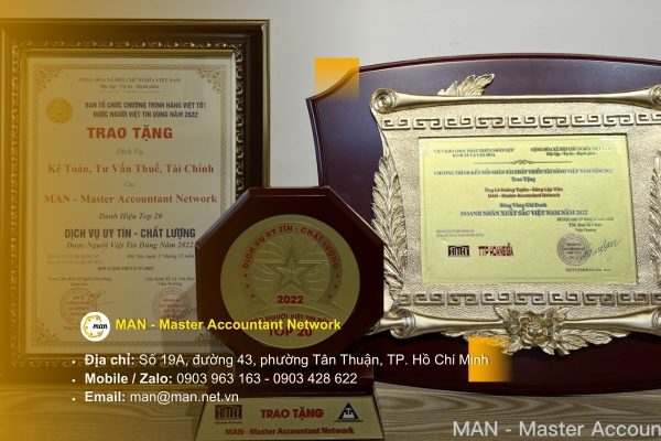 MAN nhận giải thưởng TOP 20 DỊCH VỤ UY TÍN – CHẤT LƯỢNG ĐƯỢC NGƯỜI VIỆT TIN DÙNG NĂM 2022