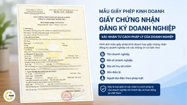 Mẫu giấy phép kinh doanh giấy chứng nhận đăng ký doanh nghiệp
