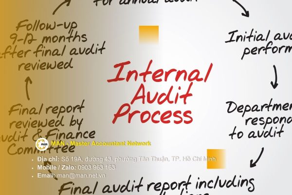 Quy trình kiểm toán minh họa vai trò của kiểm toán độc lập trong nâng cao hiệu quả quản trị và tài chính