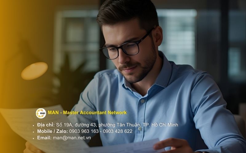 Tối ưu thuế, lập báo cáo định kỳ và cam kết chịu trách nhiệm pháp lý 100% với MAN.