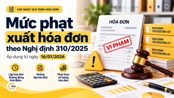 Mức phạt xuất hóa đơn mới nhất