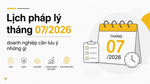 Lịch pháp lý tháng 07/2026