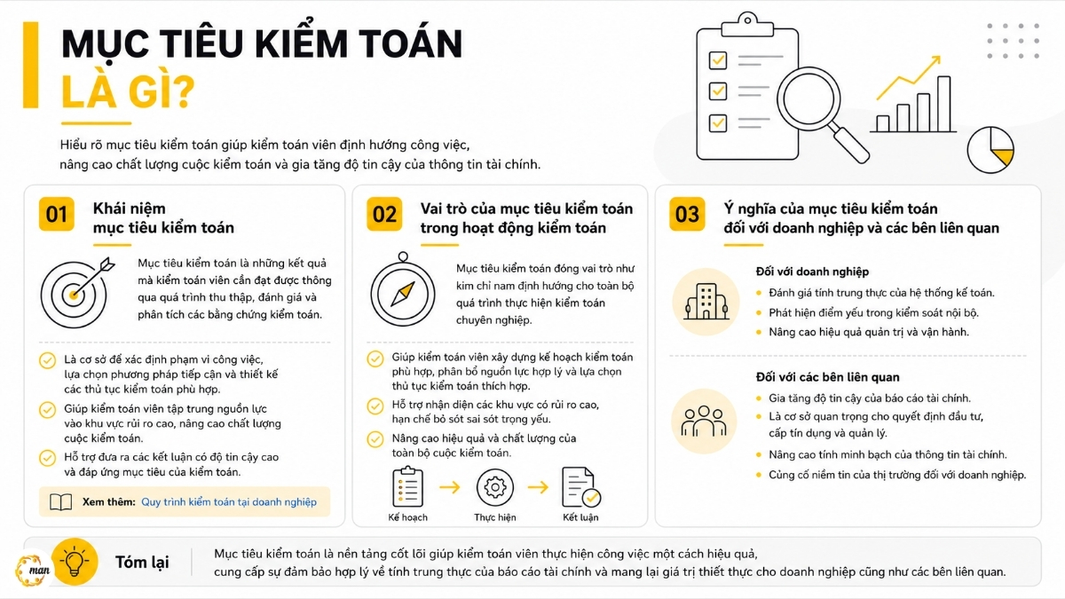 Mục tiêu kiểm toán là gì