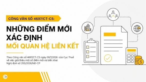 Công văn số 4697/CT-CS: Những điểm mới xác định mối quan hệ liên kết