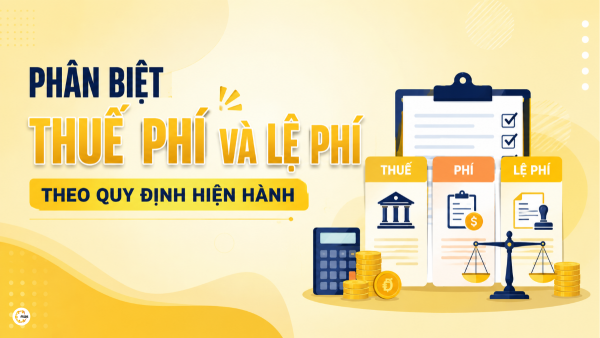 Phân biệt thuế phí và lệ phí