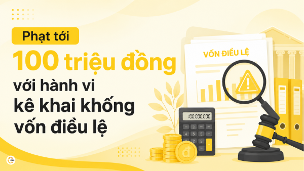 Phạt tới 100 triệu đồng với hành vi kê khai khống vốn điều lệ