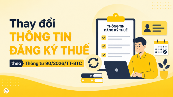 Thay đổi thông tin đăng ký thuế