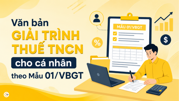 Văn bản giải trình thuế TNCN cho cá nhân