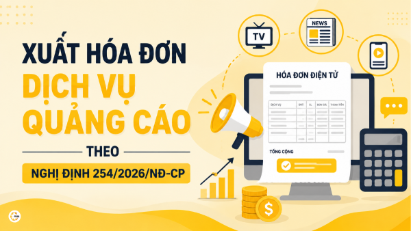 xuất hóa đơn dịch vụ quảng cáo