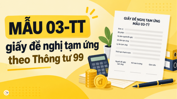 Mẫu 03-TT giấy đề nghị tạm ứng