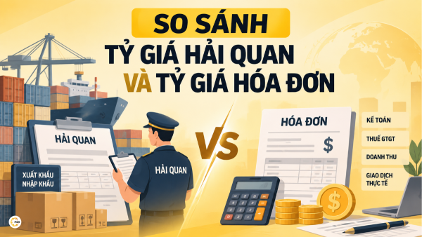 So sánh tỷ giá hải quan và tỷ giá hóa đơn