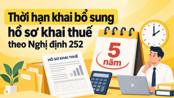 Thời hạn khai bổ sung hồ sơ khai thuế