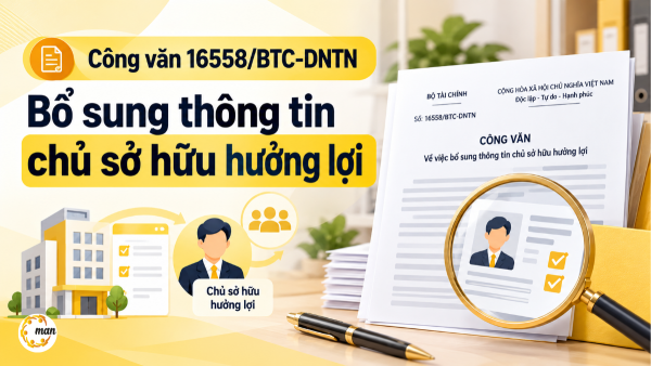 Bổ sung thông tin chủ sở hữu hưởng lợi