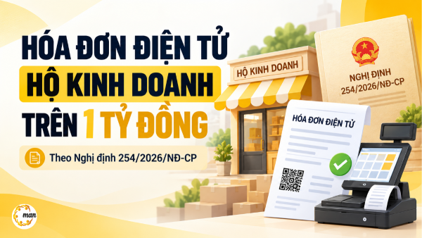 Hóa đơn điện tử hộ kinh doanh trên 1 tỷ