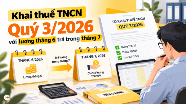 Khai thuế TNCN quý 3