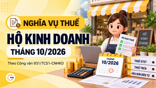 Nghĩa vụ thuế hộ kinh doanh
