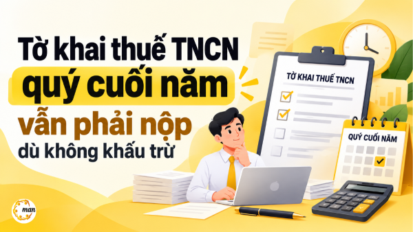 Tờ khai thuế TNCN quý cuối năm